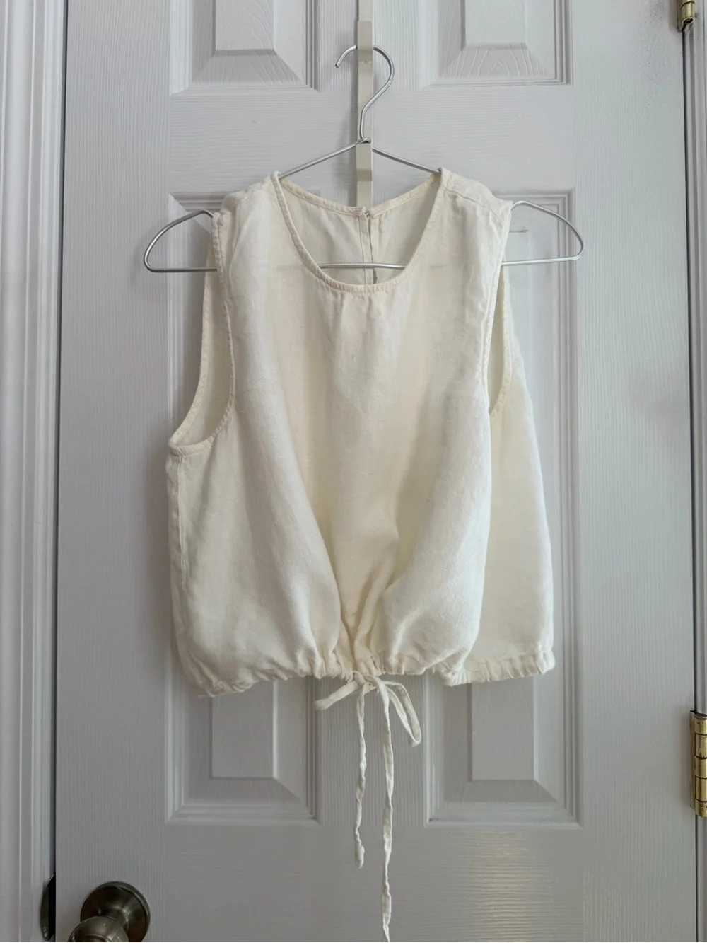 White Linen Set Zara Skirt And Top Size M